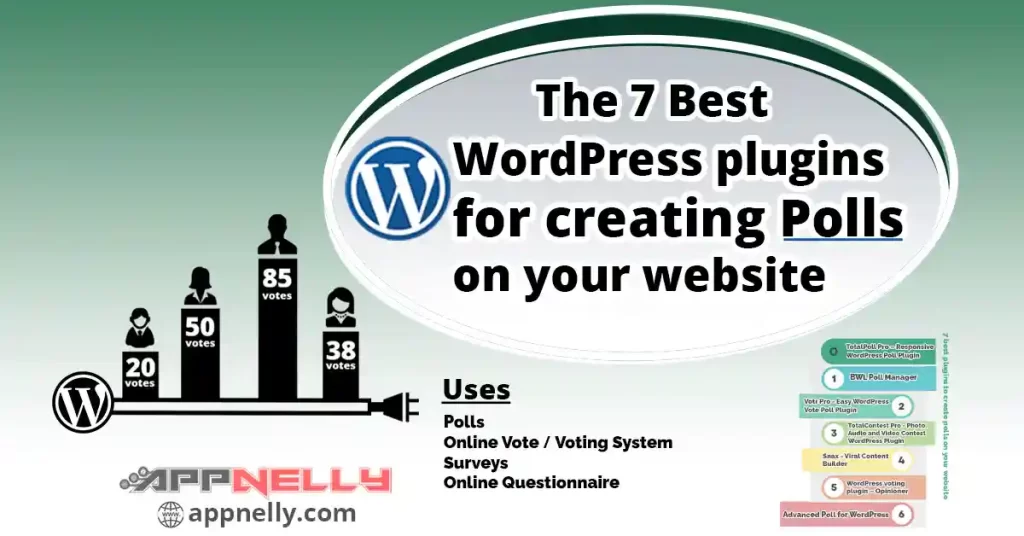 THE 7 best plugins for creating polls on your website - AppNelly - Appnellyblog - appnelly.com