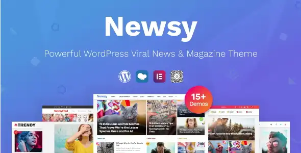 Newsy - Viral News & Magazine WordPress Theme - The 4 Best News, Viral Lists and Polls Themes