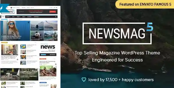 Newsmag - Newspaper & Magazine WordPress Theme at appnelly.com - 13 Best WordPress Themes for News & Magazine